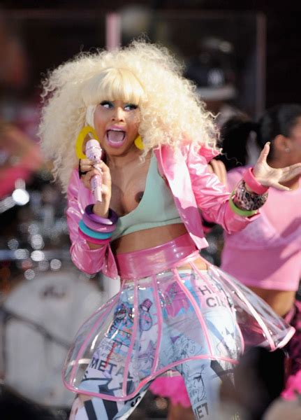 nicki minaj nipps|Nicki Minaj Had a Nip Slip On Stage and Handled It .